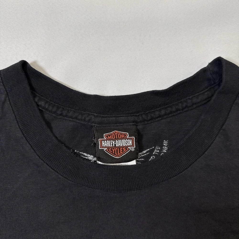 Harley Davidson Men's T-Shirt 3XL Las Vegas NV Black Biker Built Graphic VF 2011 - Picture 9 of 13